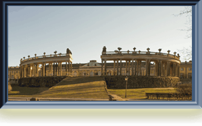 Potsdam Schloss Sanssouci Rückseite