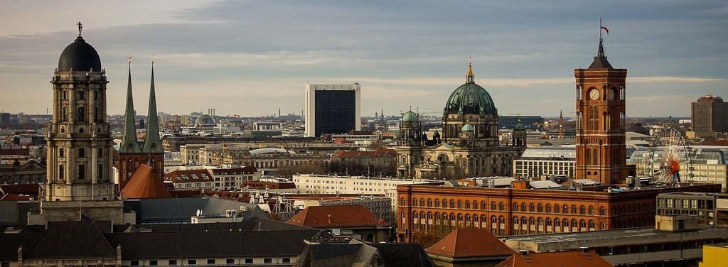 Blick auf Highlights von Berlin